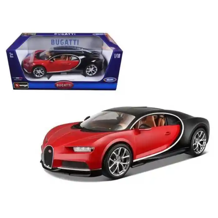 1:18 Bugatti Chiron Kırmızı Model Araba