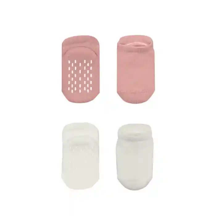 NessiWorld 2Li Altı Havlu Sneakers Kaymaz Çorap 20501 Ekru Pudra