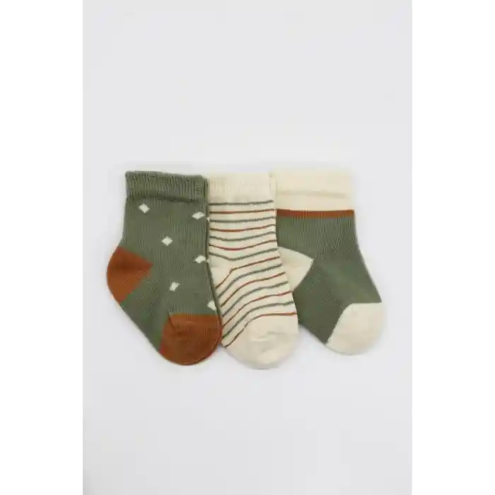 3Lü Penye Kız Soket Çorap 10112 Nil