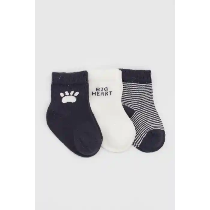 NessiWorld 3Lü Penye Soket Çorap BS10110 Antrasit