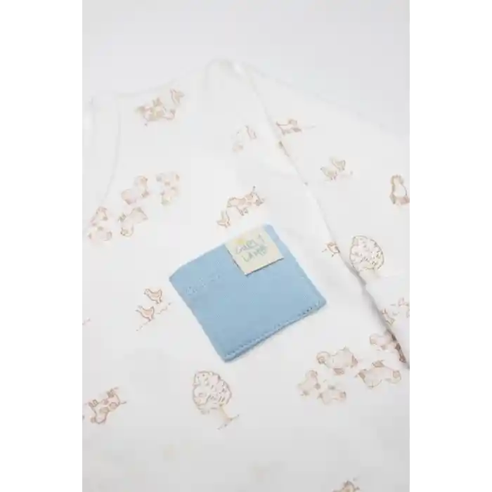 NessiWorld Curly Lamb 3Lü Zıbın Takımı 13107 Bej Ekru