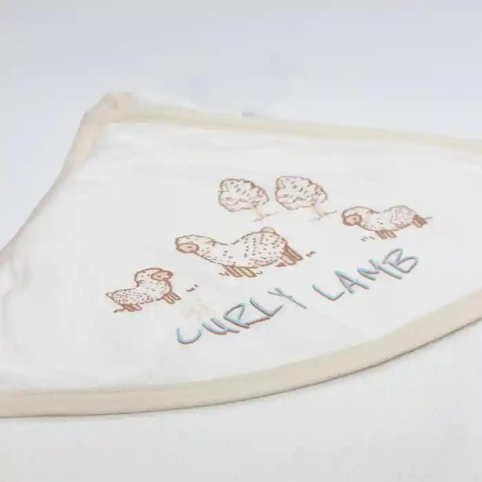 NessiWorld Curly Lamb Tulum 15108 Bej Mavi Ekru