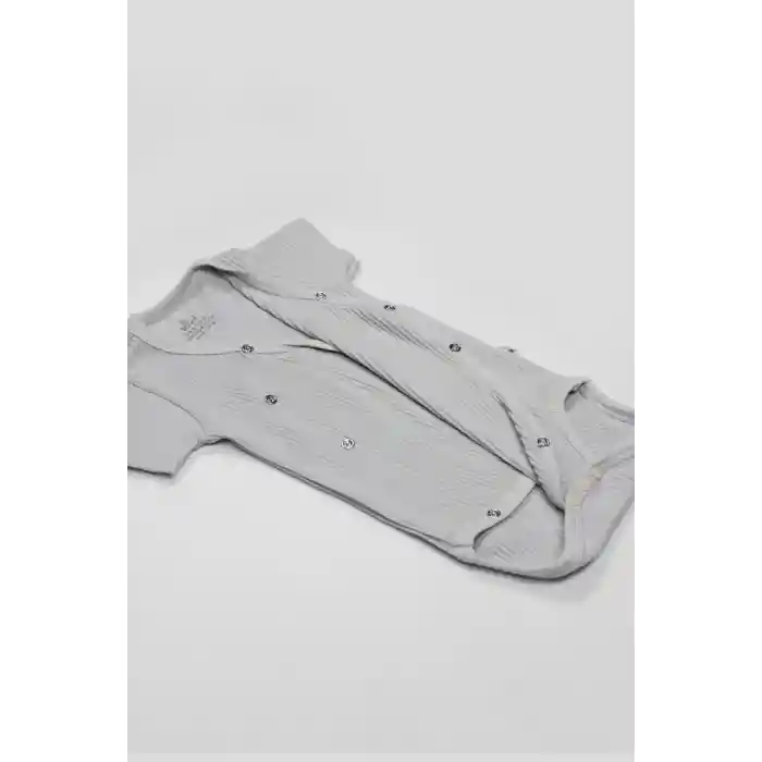 NessiWorld Flying Elephant 2li Yarım Kol Badi 17117 Ekru Gri