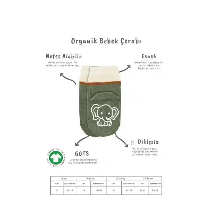 NessiWorld Hayvan Figür Kaymaz Kız Soket Çorap 2Li BS10120 Nil