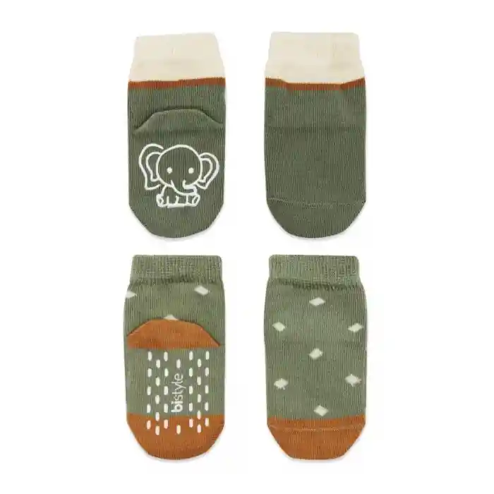 NessiWorld Hayvan Figür Kaymaz Kız Soket Çorap 2Li BS10120 Nil
