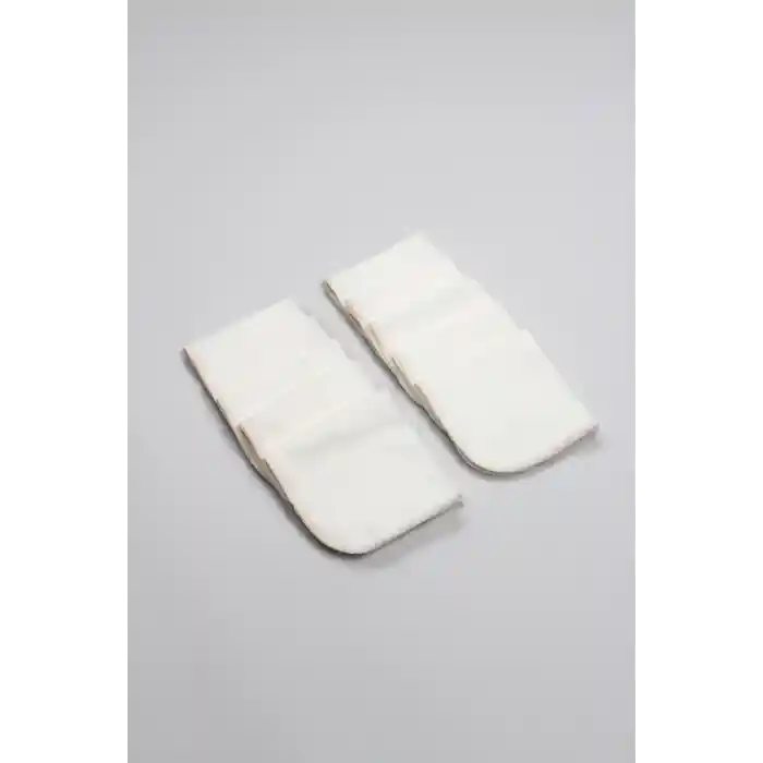 NessiWorld Organik 20x20 10Lu Penye Mendil 90102 Ekru