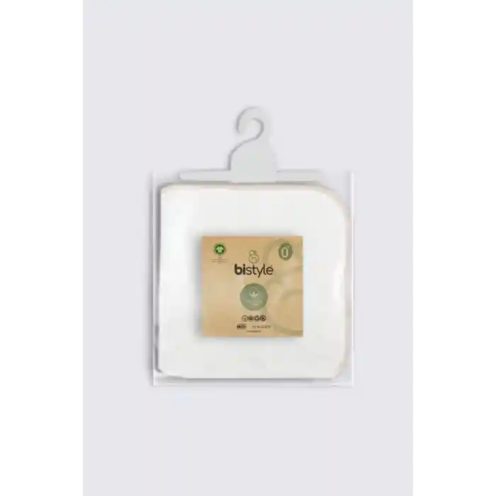 NessiWorld Organik 28x28 10Lu Penye Mendil 90101 Ekru