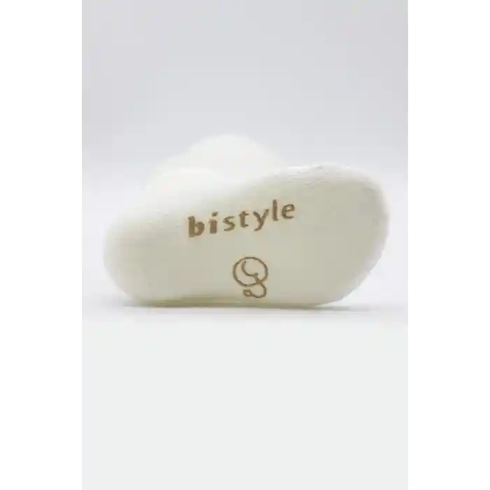 NessiWorld Puanlı Kaymaz Penye Soket Çorap 3Lü BS10108 Bej