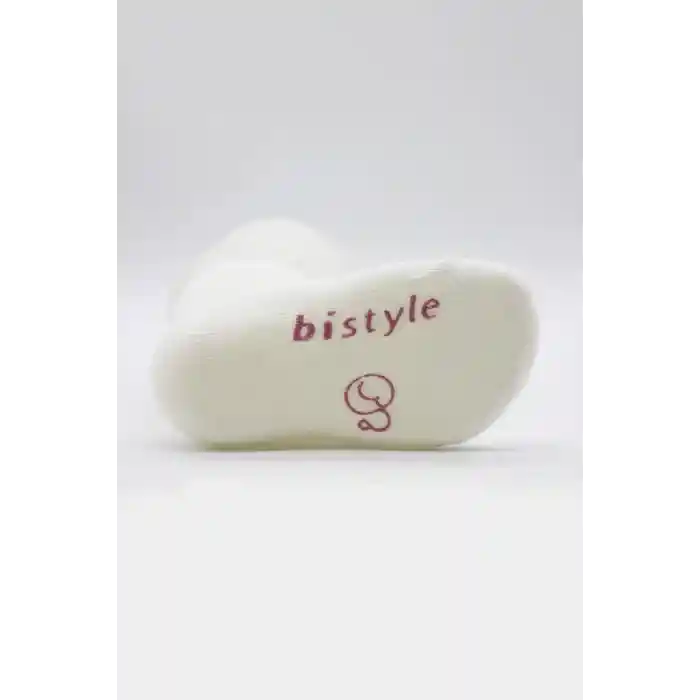 NessiWorld Puanlı Kaymaz Penye Soket Çorap 3Lü BS10108 Pudra