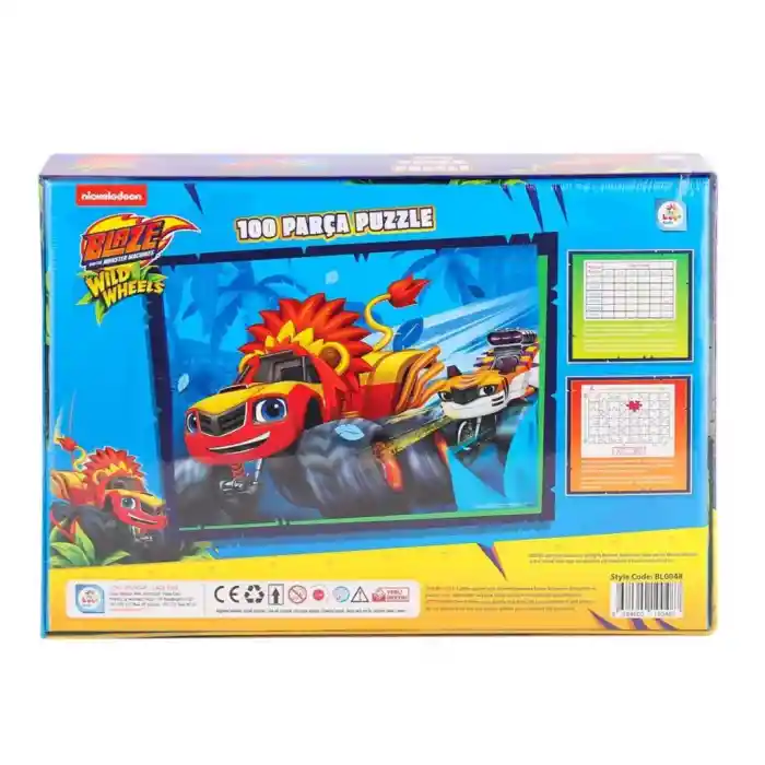 BL0048 Blaze Machines 100 Parça Puzzle