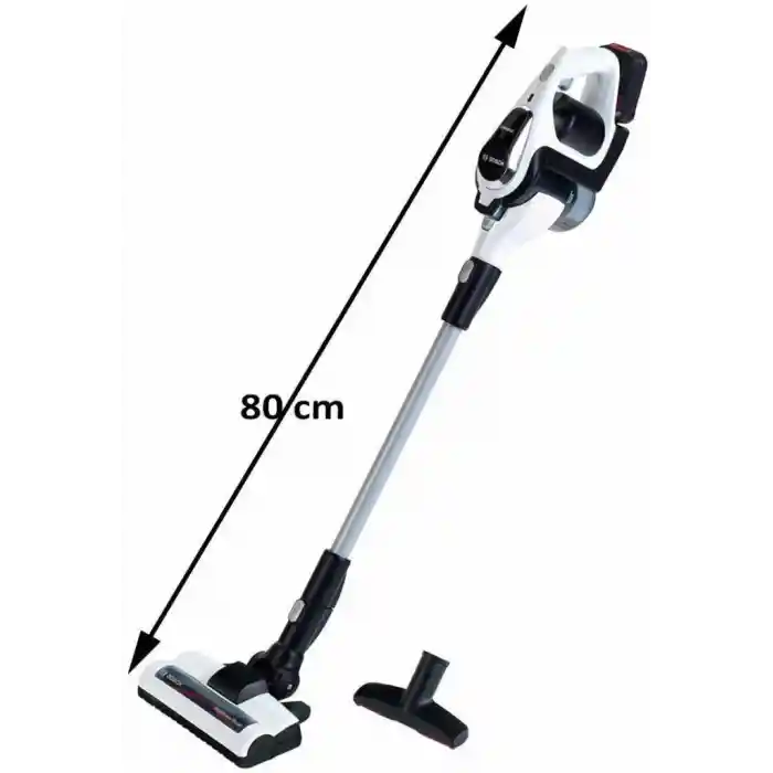 Oyuncak Sesli Işıklı Beyaz Elektrik Süpürgesi