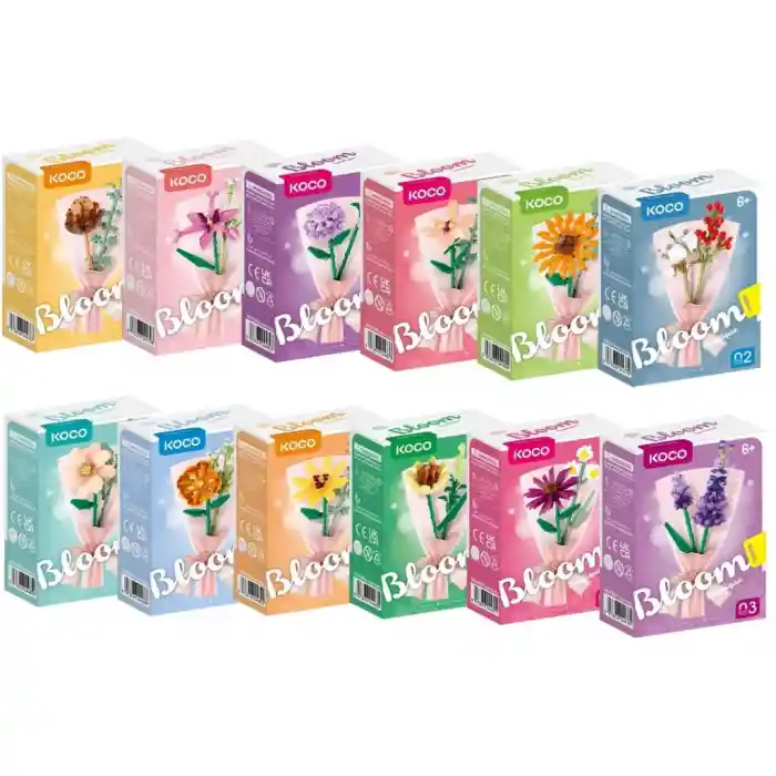 Buket Çiçekleri 3D Puzzle ADET FİYATIDIR