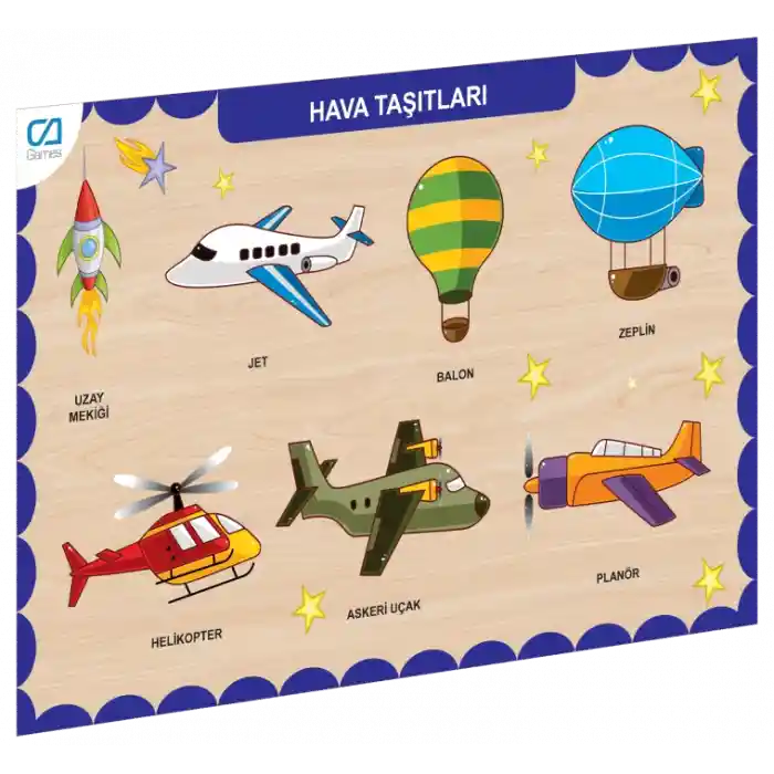 CAAHS-3202 CA GAMES AHŞAP HAVA TAŞITLARI BUL-TAK