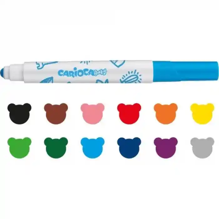 Jumbo Bebek Süper Yıkanabilir Keçeli Boya Kalemi 12Li