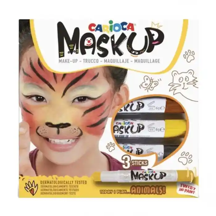 Mask Up Yüz Boyası 3 Renk Animals