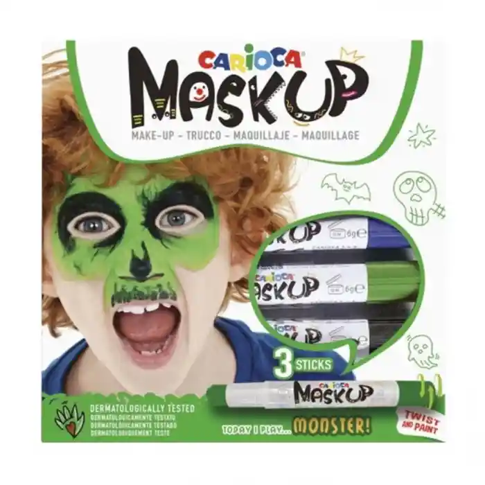 Mask Up Yüz Boyası 3 Renk Monster