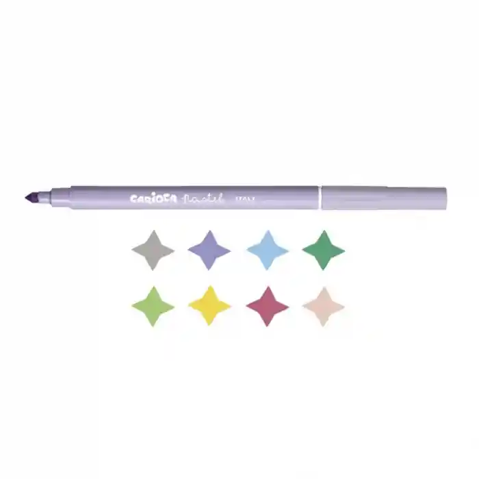 Pastel Süper Yıkanabilir Keçeli Boya Kalemi 8li