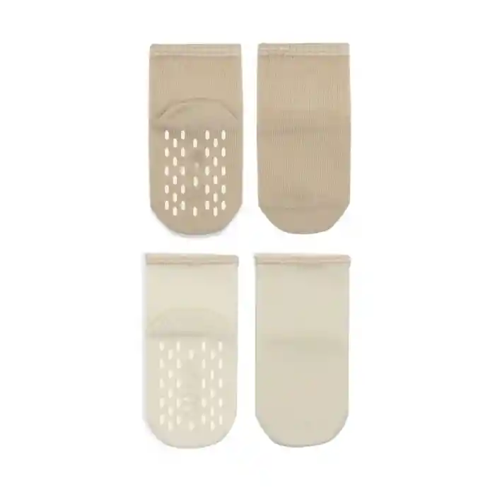 Çemberli Basic Penye Kaymaz Soket Çorap 2li 10146 Bej