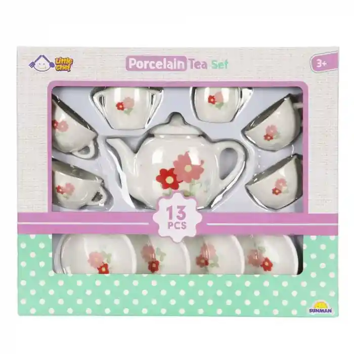 CH1501 PORSELEN ÇAY TAKIMI 13 PARÇA -SUN