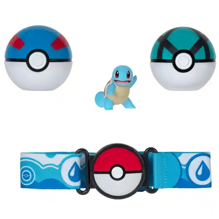 Clip N Go Pokeball Kemer ve Figür Seti