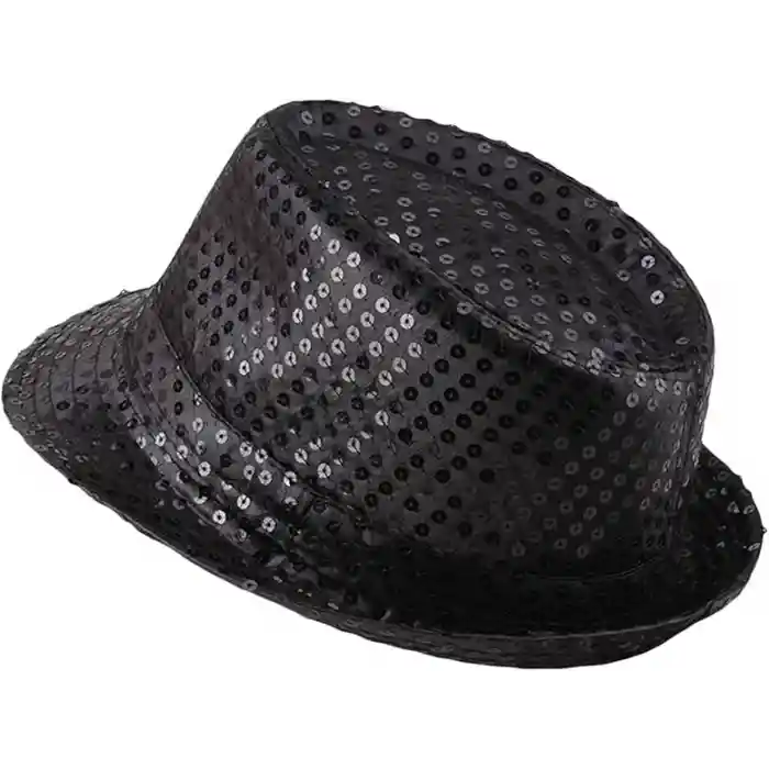 Çocuk Boy Siyah Payetli Şapka Gösteri Şapkası Michael Jackson Şapkası 54 No  NessiWorld