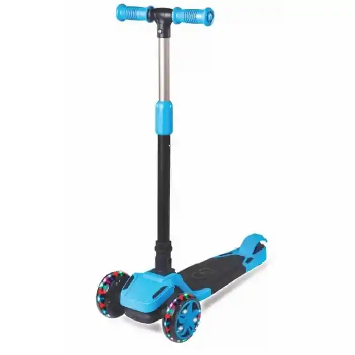 NessiWorld Işıklı Katlanabilir Scooter Mavi