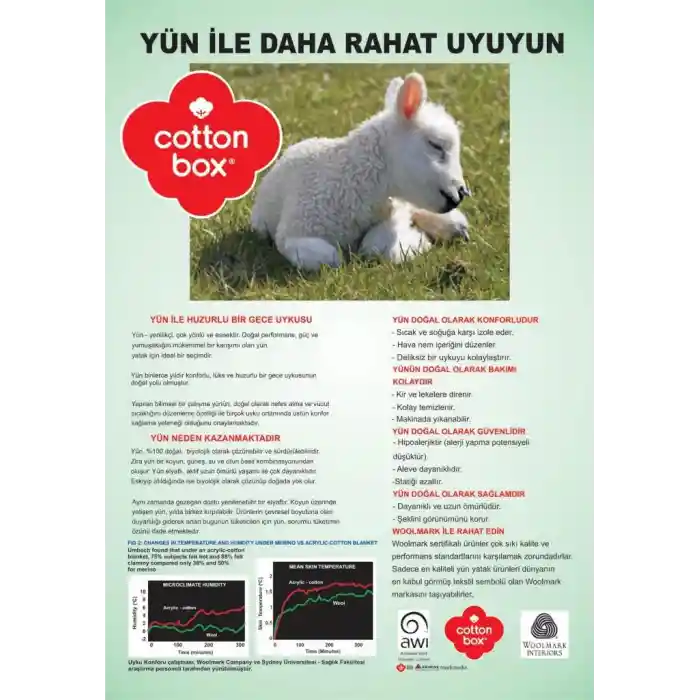 Bebek Yün Yastık 35x45