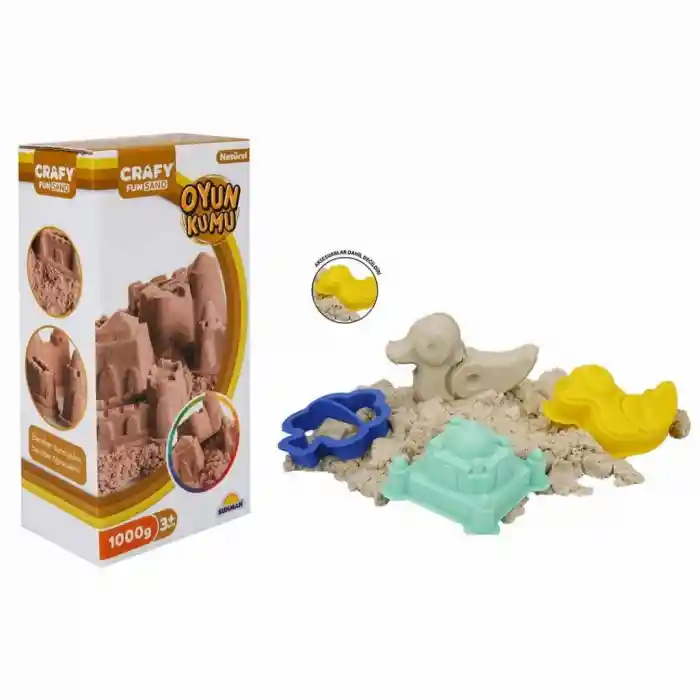 Crafy Natural Kinetik Kum 1000 g