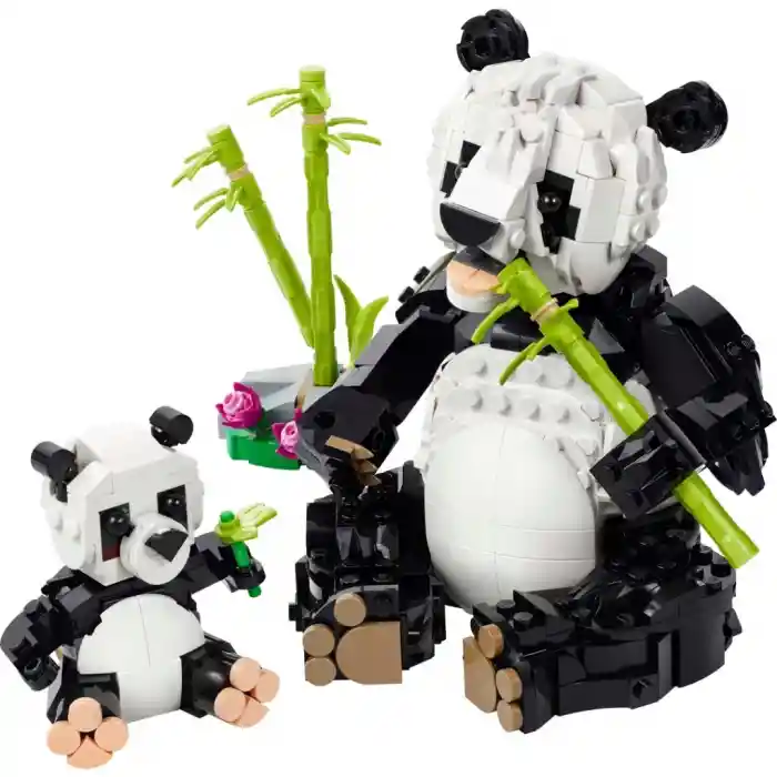 Creator 3ü 1 Arada Vahşi Hayvanlar: Panda Ailesi Oyun Seti 31165