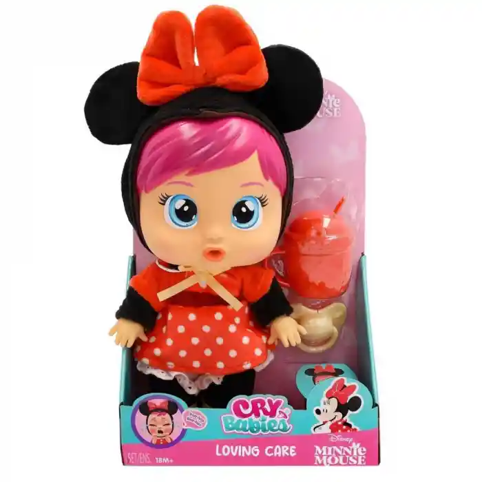 CYB69000 Cry Babies Love and Care Minnie Kostümlü Bebek