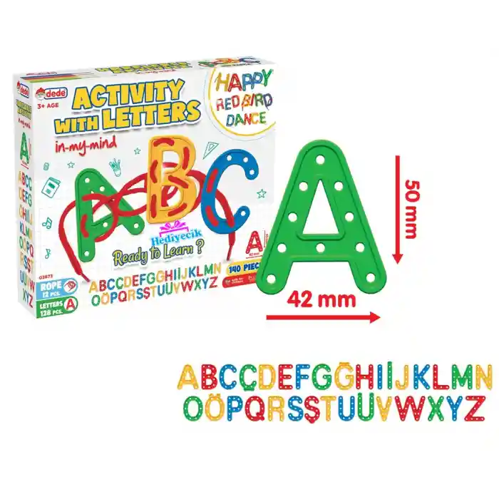 Dede Harfler Aktivite İp Dizme Oyunu