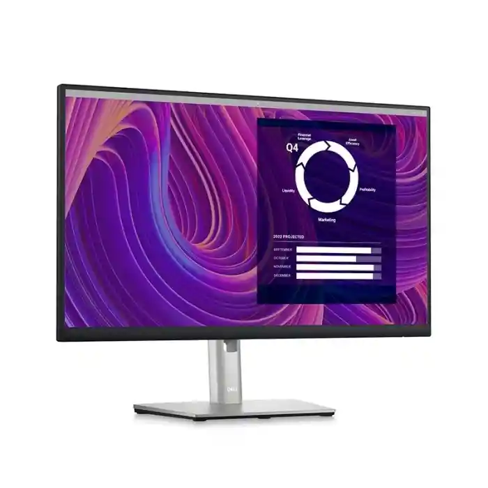 DELL P2423D 23.8 8MS 2K 2560x1440 HDMI/DP PIVOT 60HZ SİYAH FULL HD IPS MONITOR