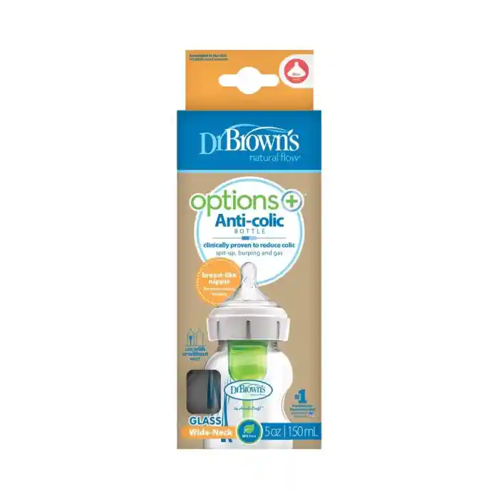 Geniş Ağız Anti Kolik Options+ Cam Biberon 150 ml