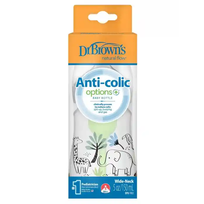 Geniş Ağız PP Antikolik Options Biberon  150ml Erkek