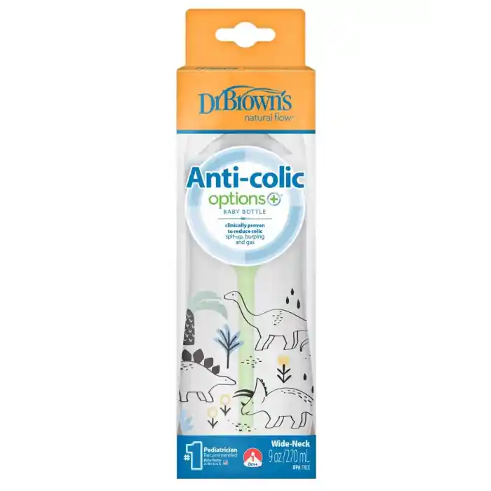 Geniş Ağız PP Antikolik Options Biberon  270ml Erkek