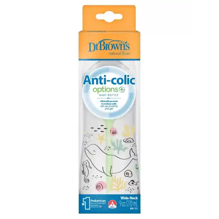 Geniş Ağız PP Antikolik Options Biberon  270ml Kız