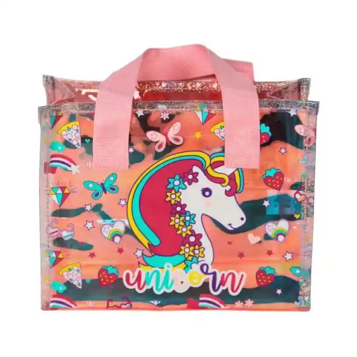 Dream Vest Şeffaf Hologram Unicorn El Çantası