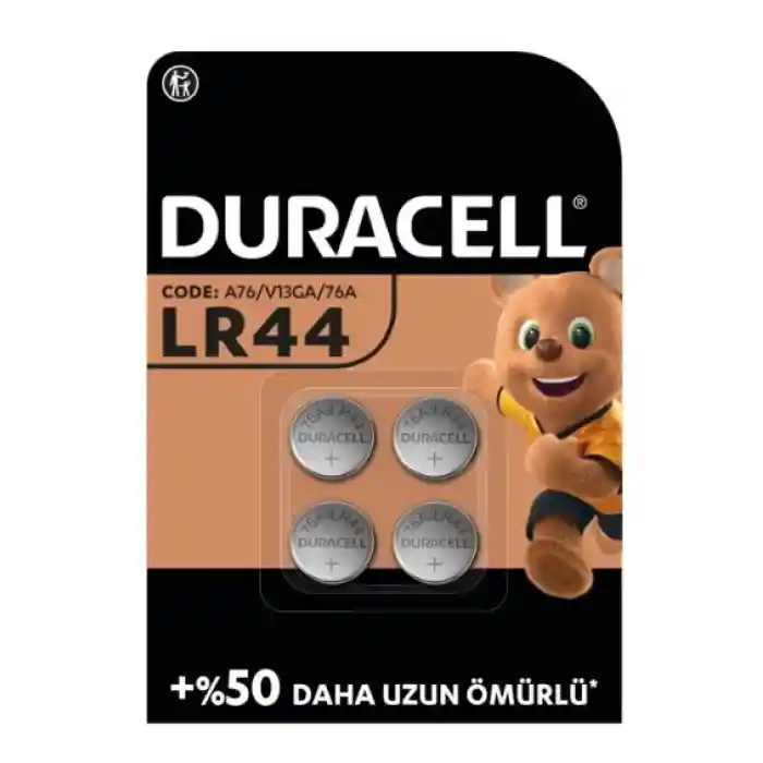 NessiWorld Özel Alkalin 4Lü 1,5V Düğme Pil LR44