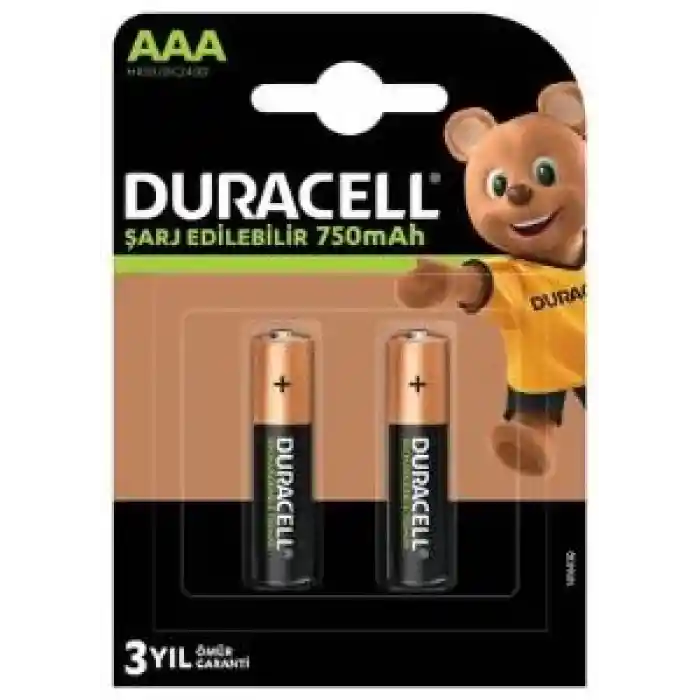 NessiWorld Şarj Edilebilir Pil 2Li AAA 750 mAh