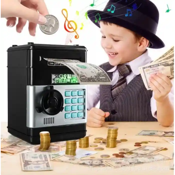 Elektronik Şifreli Kasa Otomatik Kağıt Para Alan ATM Kumbara
