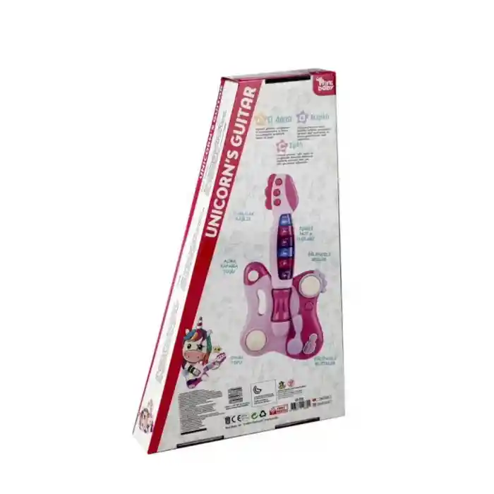 ER-205 Nini Baby Unicorn Işıklı Sesli Müzikli Gitar - Erdem Oyuncak