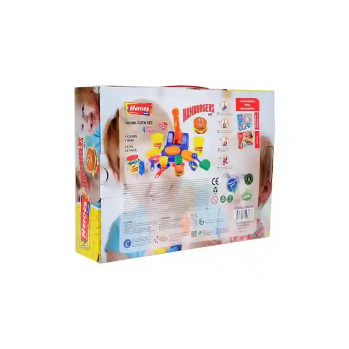 ERN-538 Hamburger Oyun Hamuru Seti - Eren Oyuncak
