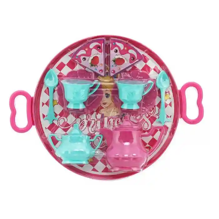 ERN-893 Toys Tepsili Çay ve Kek Seti - Eren Oyuncak