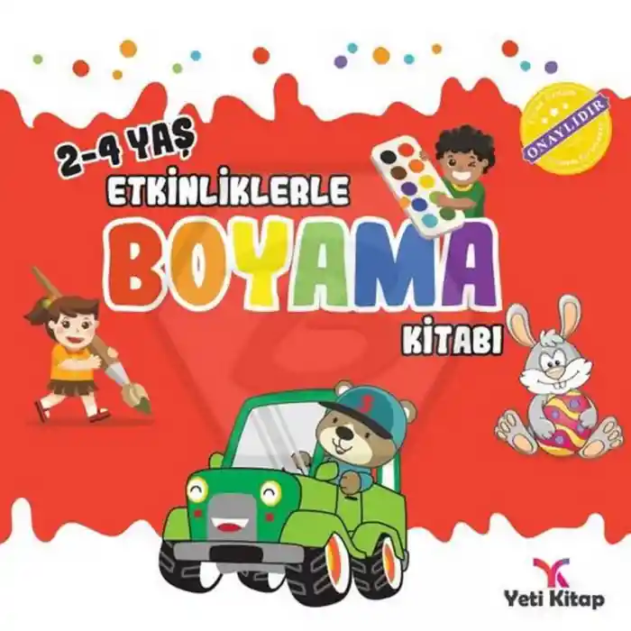 Etkinliklerle Boyama Kitabı 2-4 Yaş