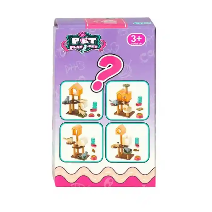 EVCİL HAYVAN YAVRU KEDİ KLUBELİ OYUN SETİ-MGA