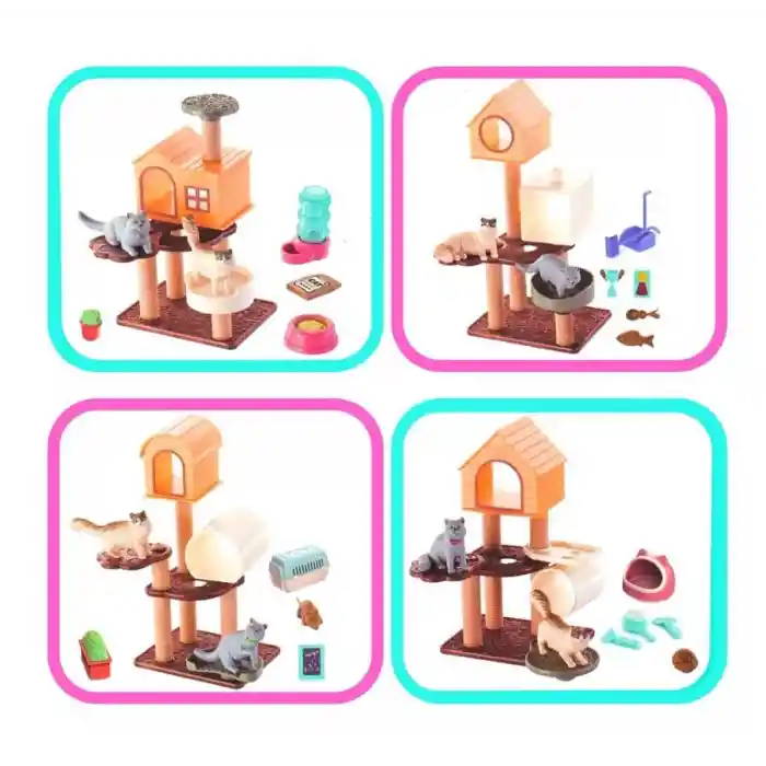 EVCİL HAYVAN YAVRU KEDİ OYUN SETİ-MGA