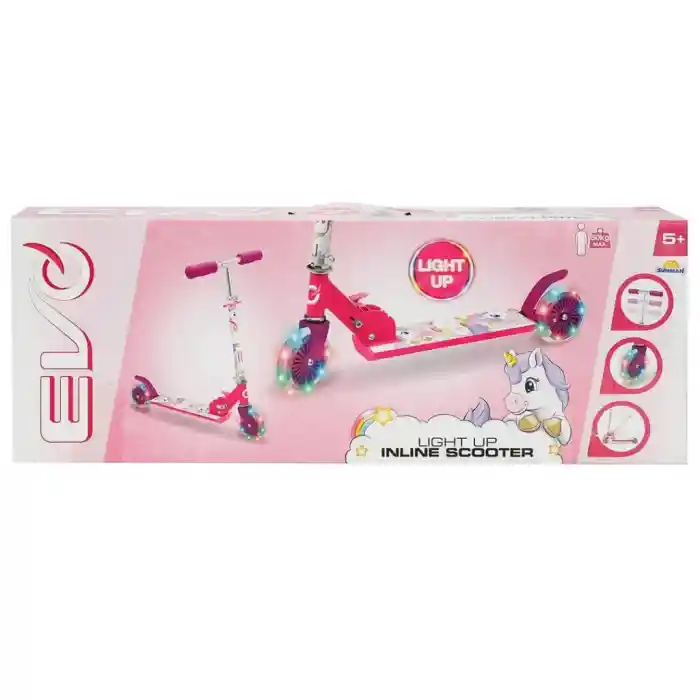 2 Tekerlekli Katlanabilir Unicorn Inline Işıklı Scooter