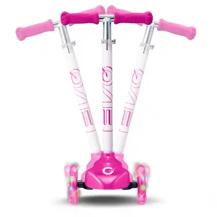 Işıklı Move N Groove Pembe Üç Tekerlekli Scooter