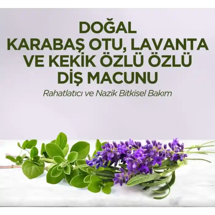 Doğal Diş Macunu 90 Gr Karabaş Otu & Lavanta ve Kekik Özlü