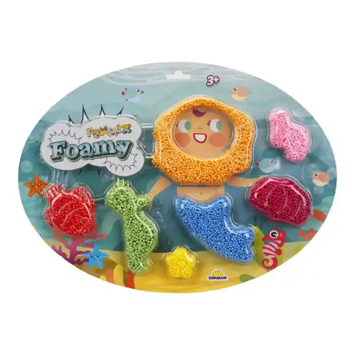 Foamy Renkli Dünyalar Slime